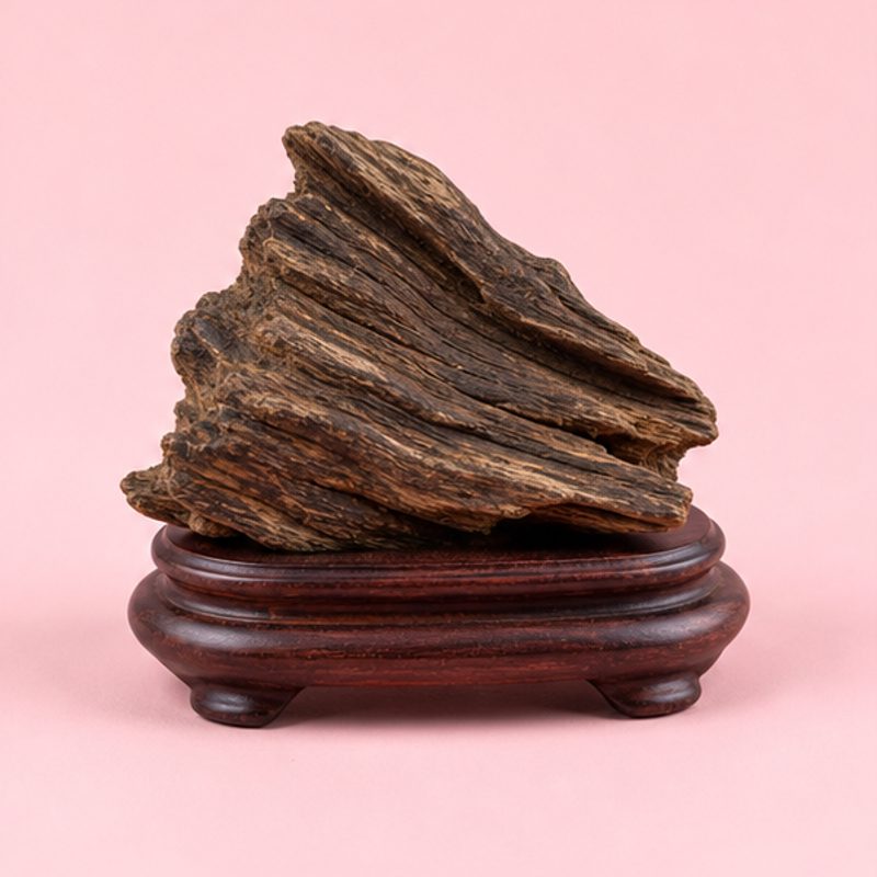 Quạt trầm hương chạm hoa